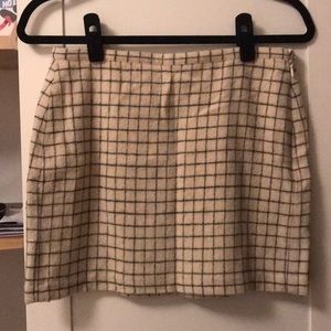 Madewell wool mini-skirt